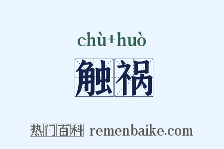 触祸是什么意思的图片
